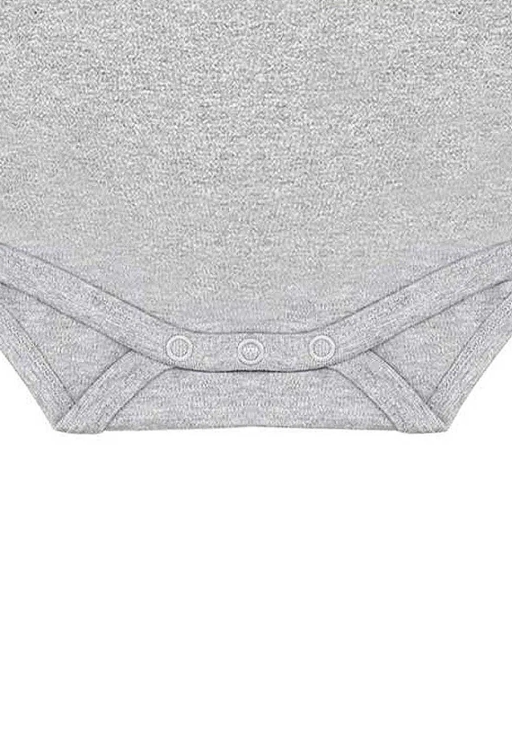 Боди с принтом Harry Potter Logoshirt, серый меланж — фото 3