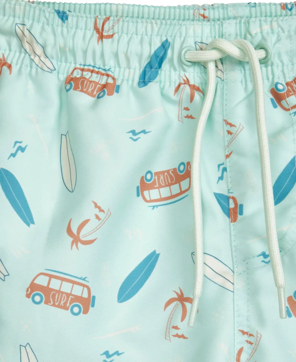Шорты для плавания с принтом Surf-Bus Playshoes, мятный — фото 4