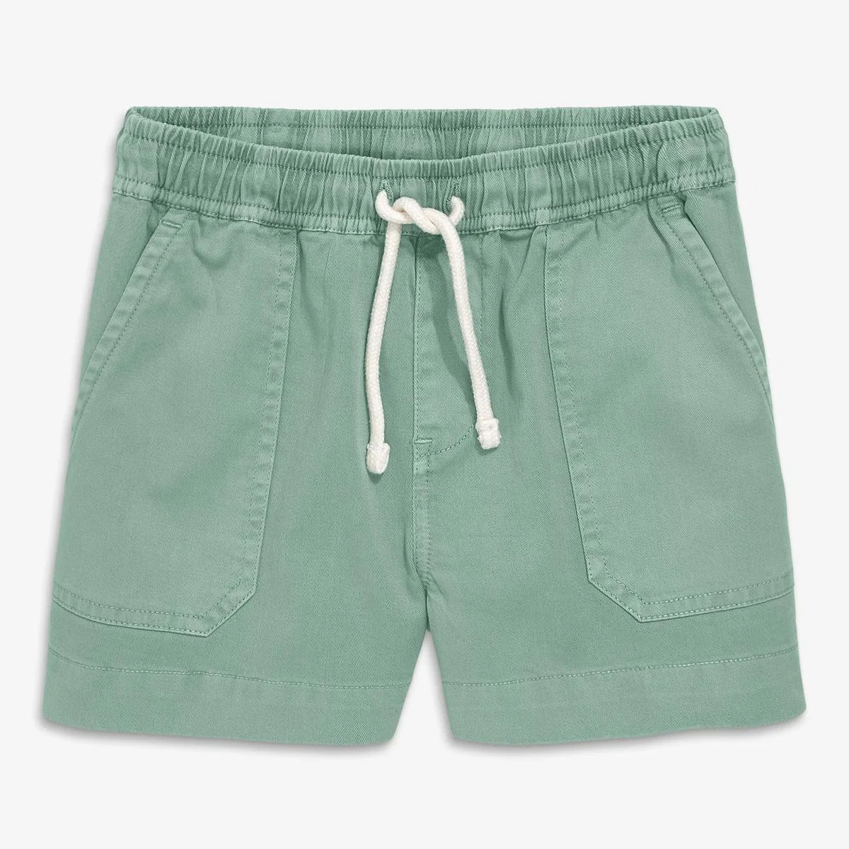Детские шорты для девочек хлопковые с заниженной талией Primary Garment Dyed Stretch Chino Midi Short, Cactus