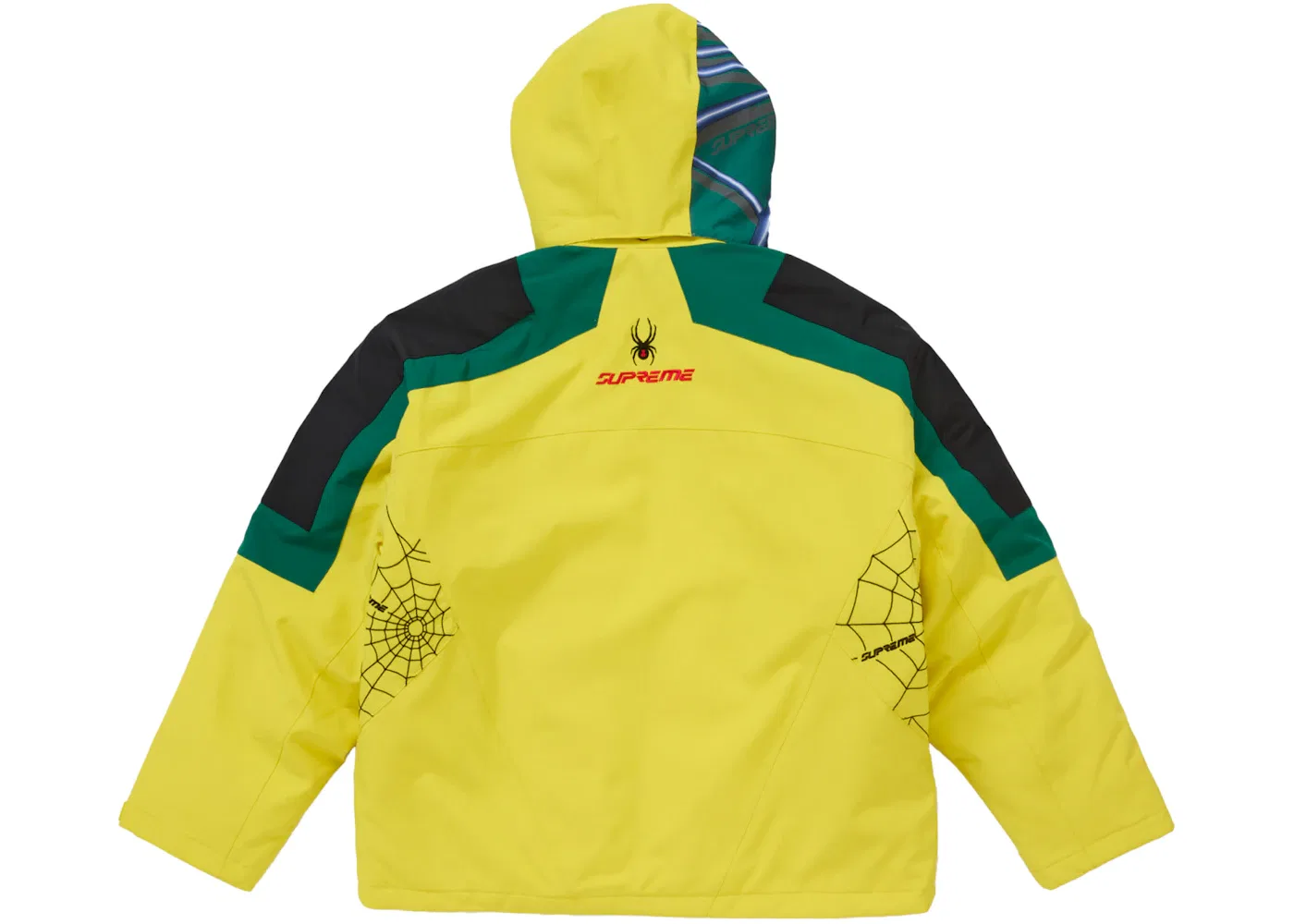 Мужская куртка техническая Supreme Spyder Jacket, Yellow — фото 2