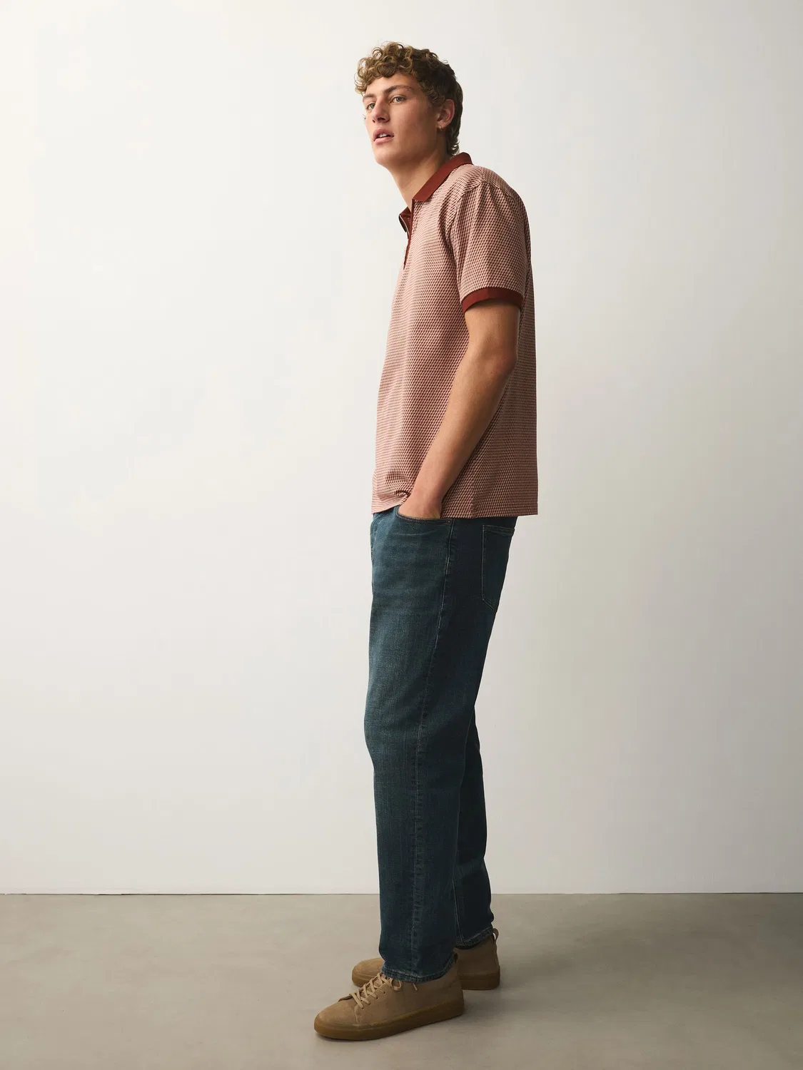 Джинсы классические, Slim Fit Next, сине-зеленый — фото 3