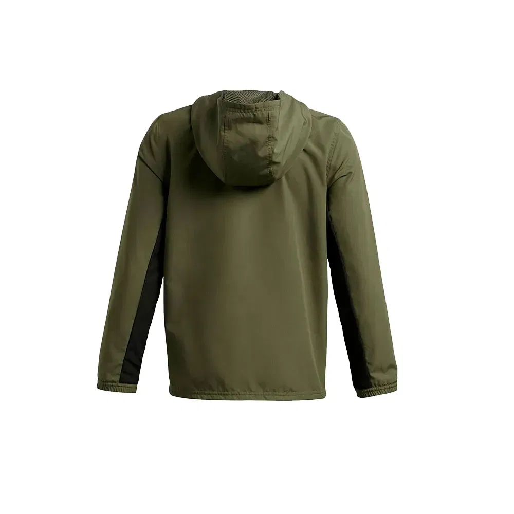 Детская куртка с капюшоном Rival Woven Under armour, Green — фото 2
