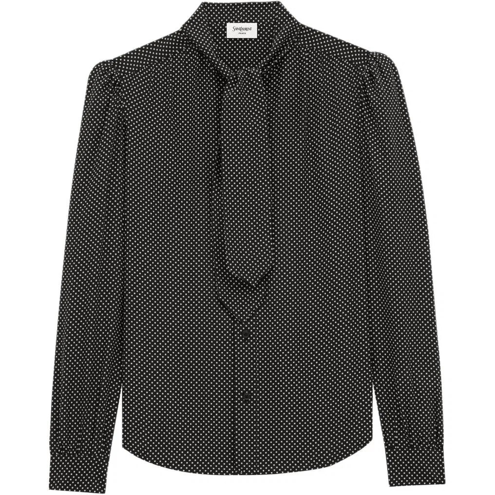 Мужская рубашка Black SAINT LAURENT