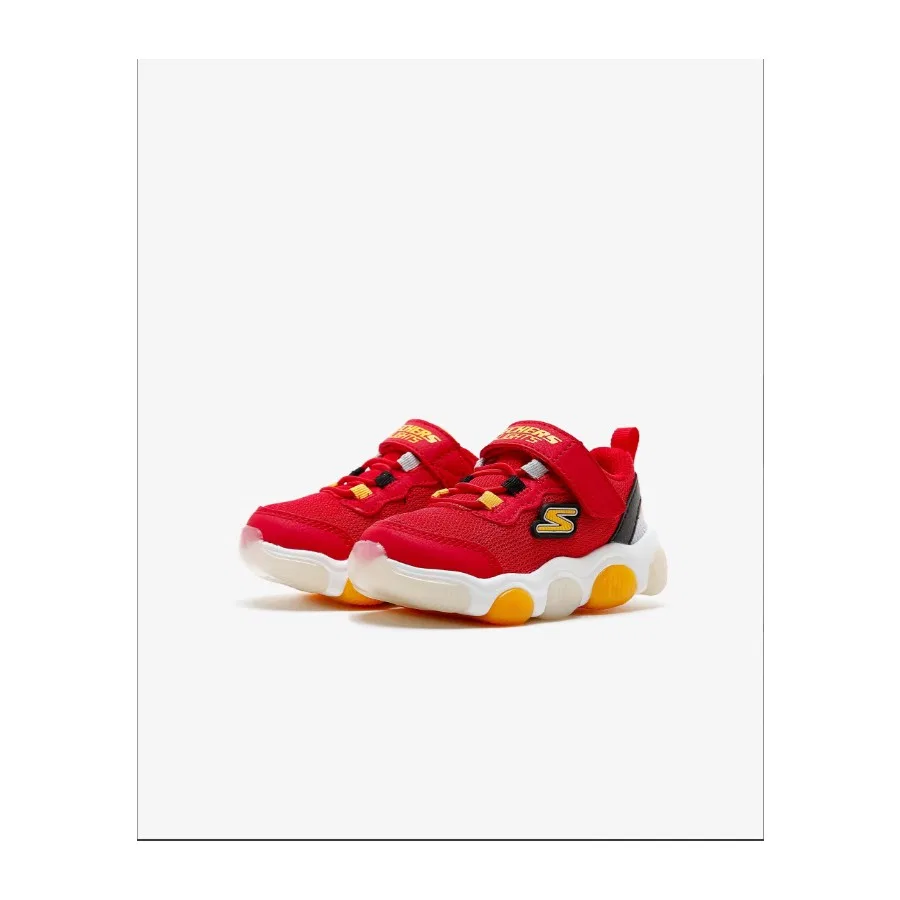 Кроссовки детские с подсветкой Mighty Glow Skechers, Серый — фото 3
