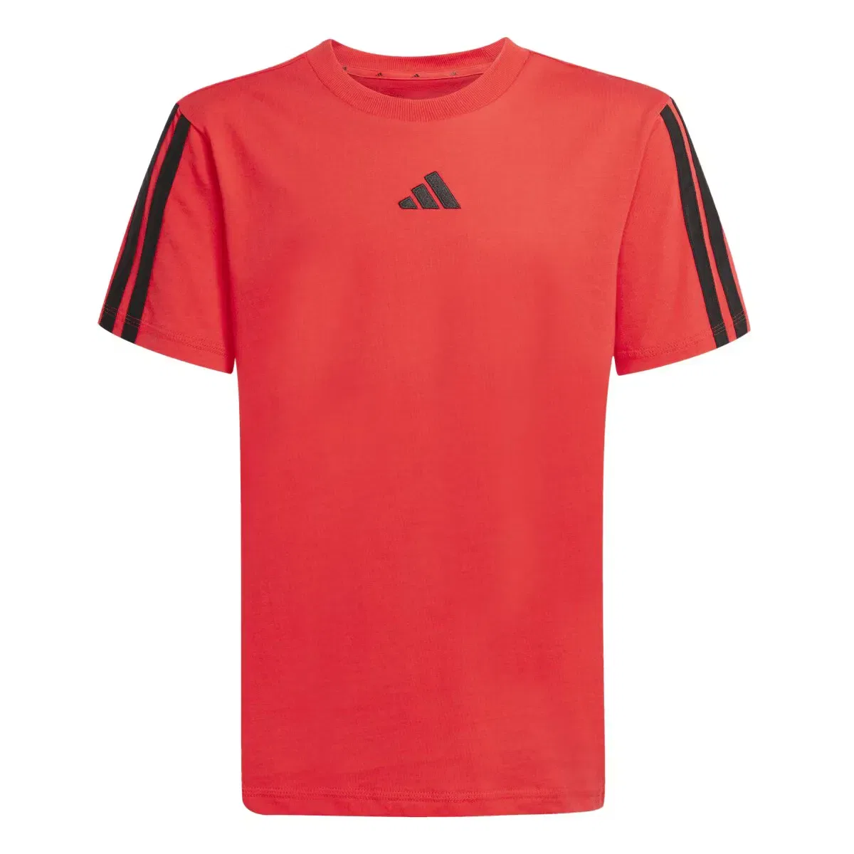 Детская футболка для мальчиков хлопковая Essentials adidas, Rojo — фото 3