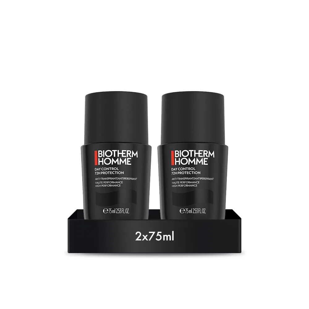 Антиперспирант роликовый Biotherm Homme Day Control 72H, 2 шт, 75 г, Black