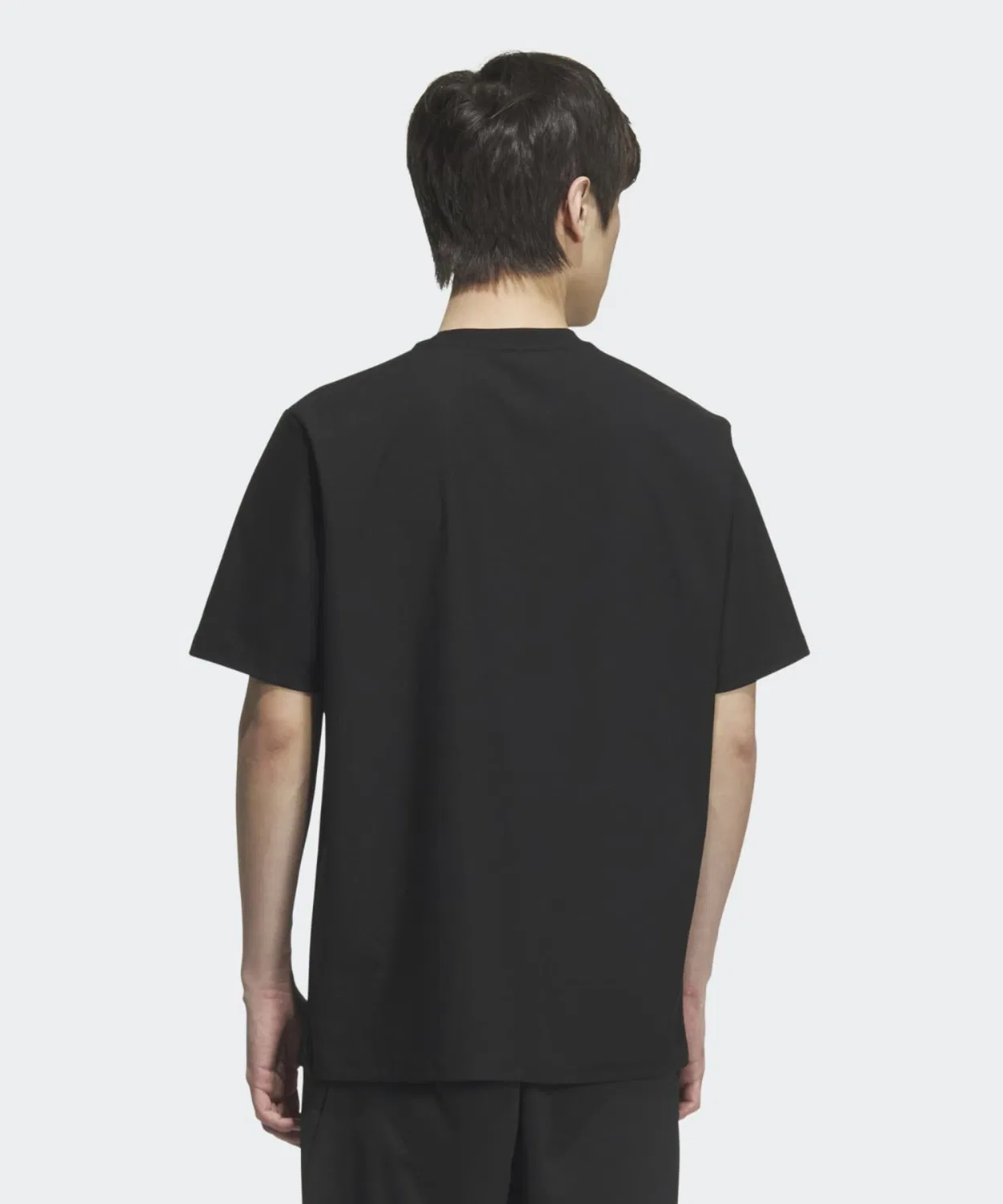 Мужская футболка с коротким рукавом с нагрудным карманом Adidas, Black — фото 2