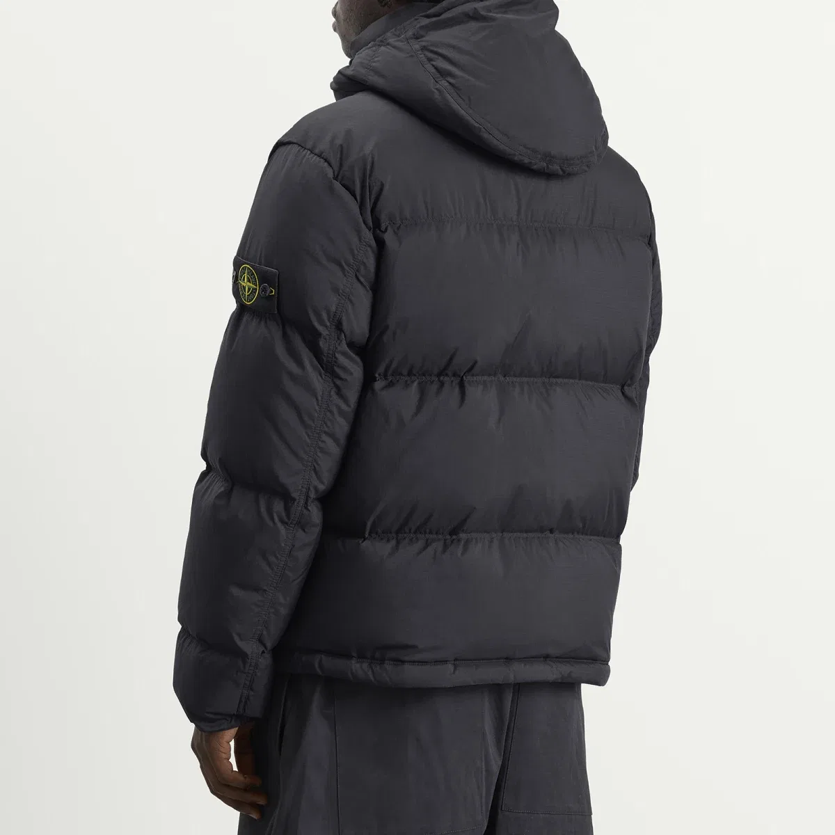 Пуховик из рипстоп-кордуры Matt Ripstop Cordura Down Jacket Stone Island, Black — фото 3