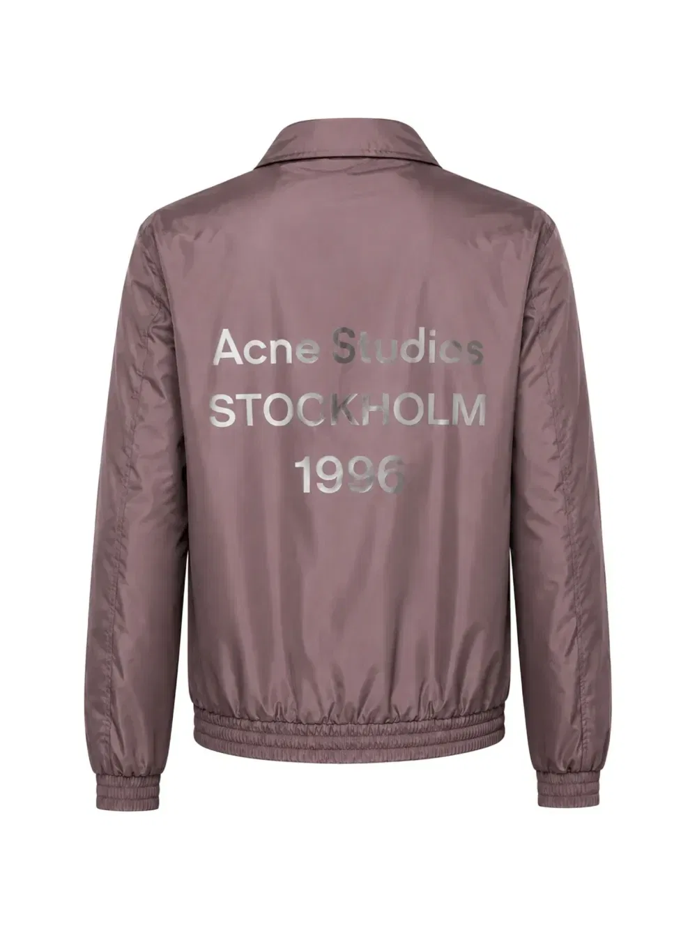 Легкая куртка на молнии с принтом логотипа Acne Studios, фиолетовый — фото 2