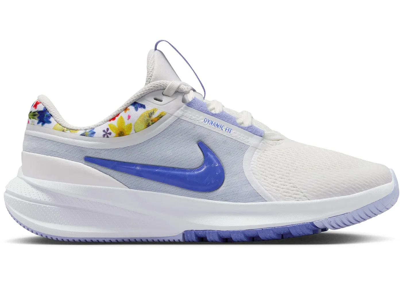 Детские кроссовки для бега с шнуровкой Nike Star Runner 5 Nike, Summit White/Light Thistle/Sapphire