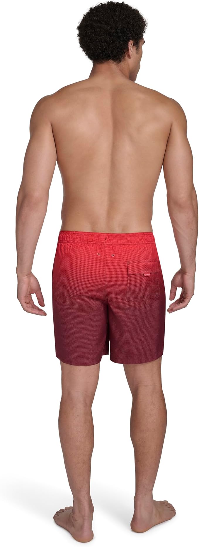 Плавательные шорты Calvin Klein Volley Quick Dry Lightweight, красный — фото 4