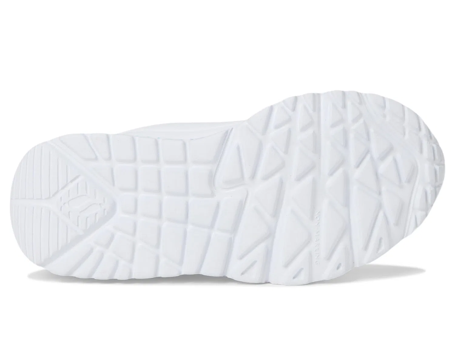 Детские кроссовки для девочек с принтом Uno Lite Lovely Luv Skechers, White — фото 3