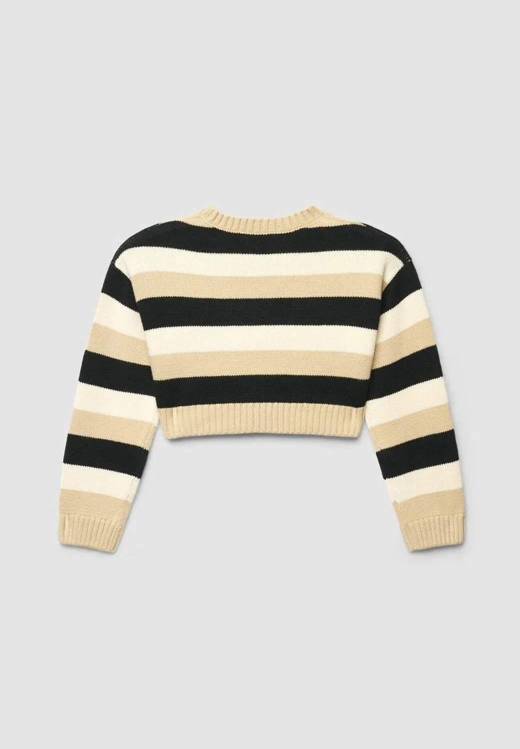 Maglia a righe - jumper Terranova, Var Beige — фото 2