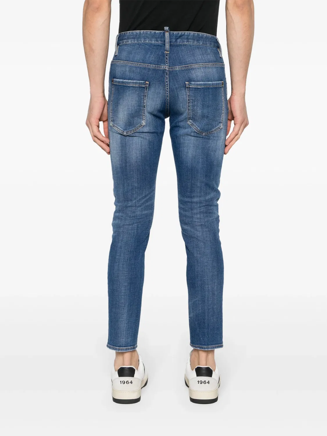 Узкие джинсы Cool Girl DSQUARED2, индиго — фото 2