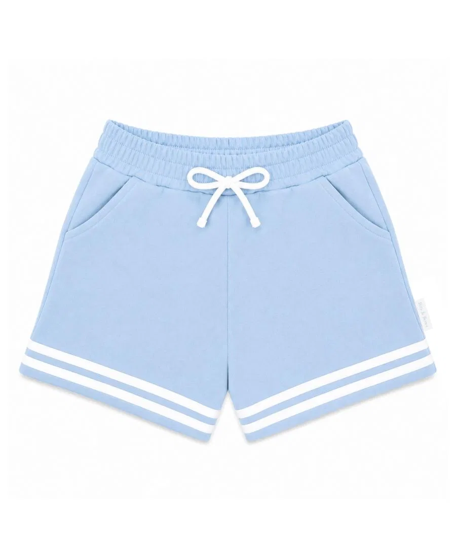 Шорты с полосками Varsity Navy Bits & Bows, Blue/White