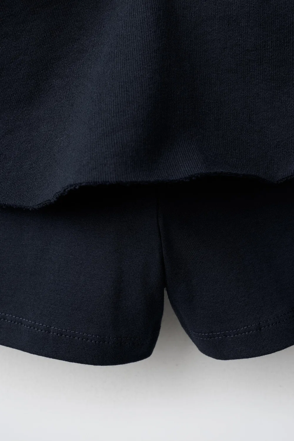 Юбка-шорты с вышивкой и оборками, Нью-Йорк ZARA, Navy blue — фото 4