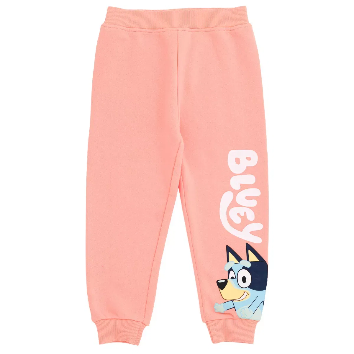 Детский комплект из толстовки и спортивных штанов с принтом Bluey, Цвет Coral Pink — фото 4