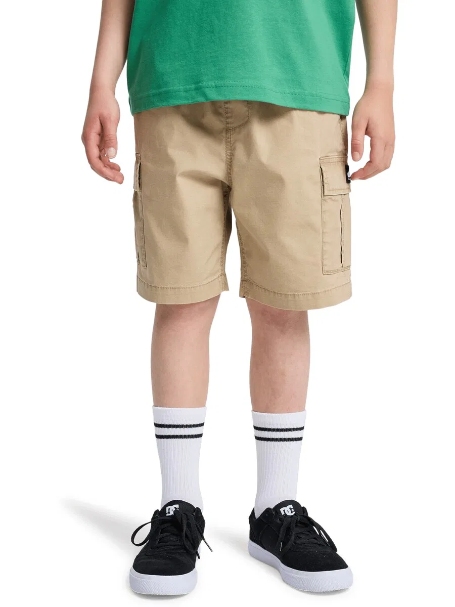 Шорты QUIKSILVER Regular «Taxer» бежевого цвета
