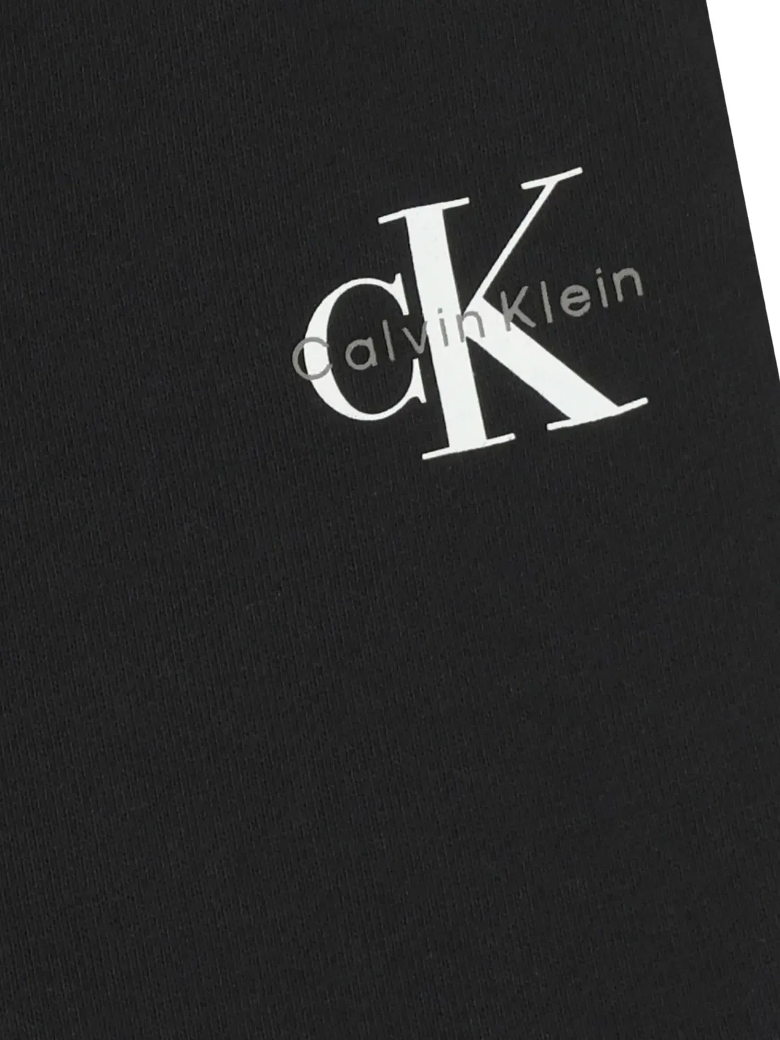 Шорты хлопковые черные Calvin Klein, черный — фото 3
