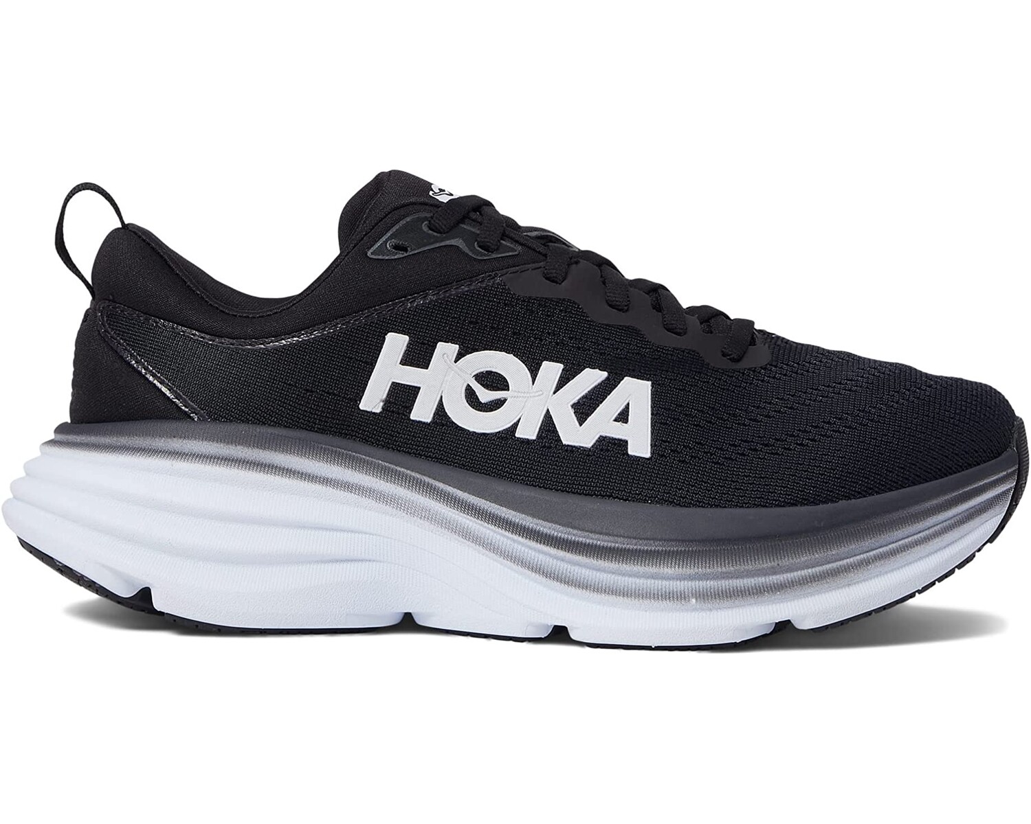 

Кроссовки Hoka Bondi 8, черный/белый