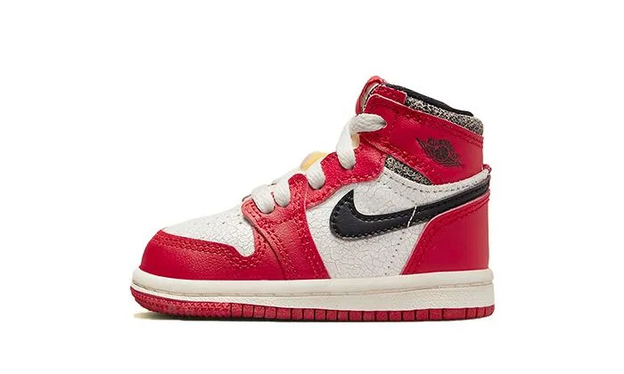 Детские кроссовки с высоким берцем Jordan Air Jordan 1 Chicago, Цвет Weiss