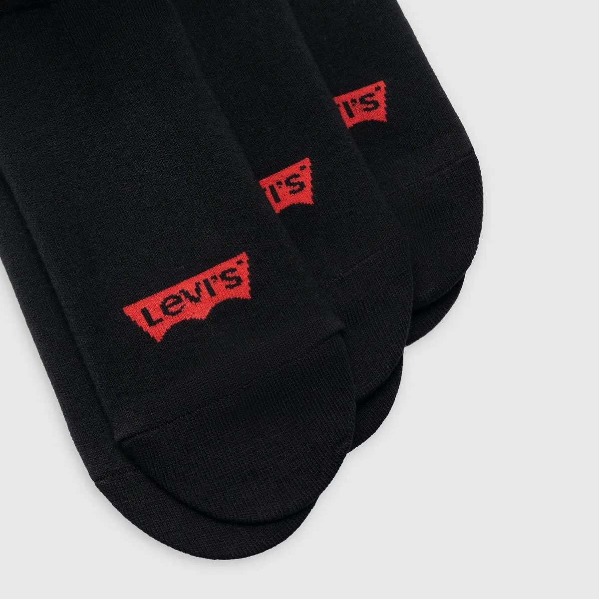 Низкие носки (3 шт.) Levi's, Black — фото 2