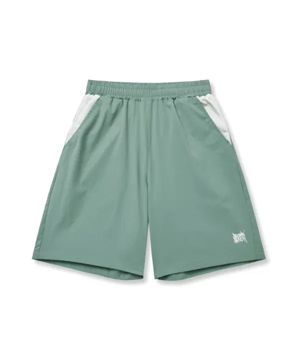 Шорты легкие тканые для мальчиков, Kids Light Woven Shorts Brownbreath Kids, мята — фото 2