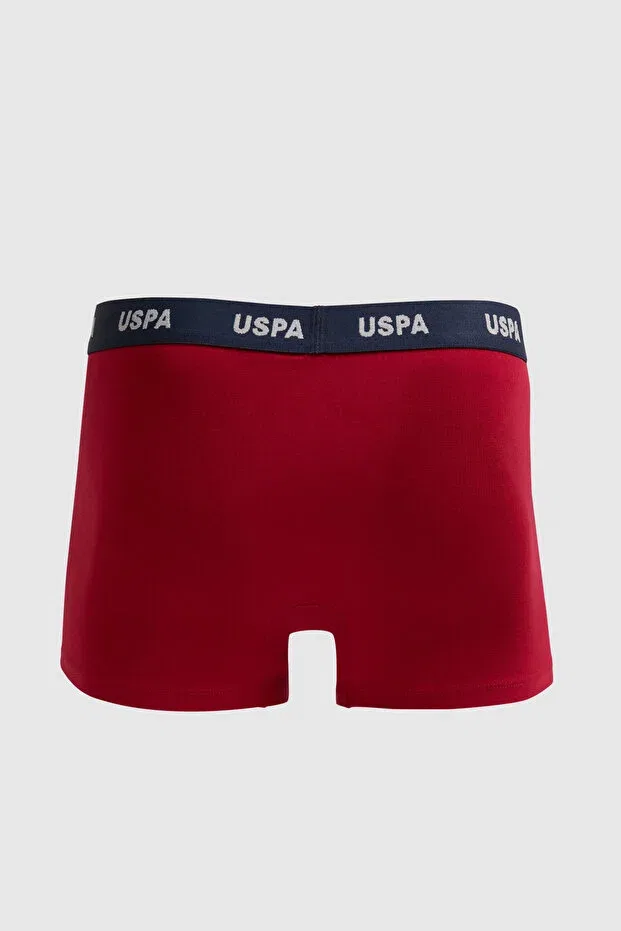 Мужские боксеры из текстиля U.S. Polo Assn., Red — фото 4