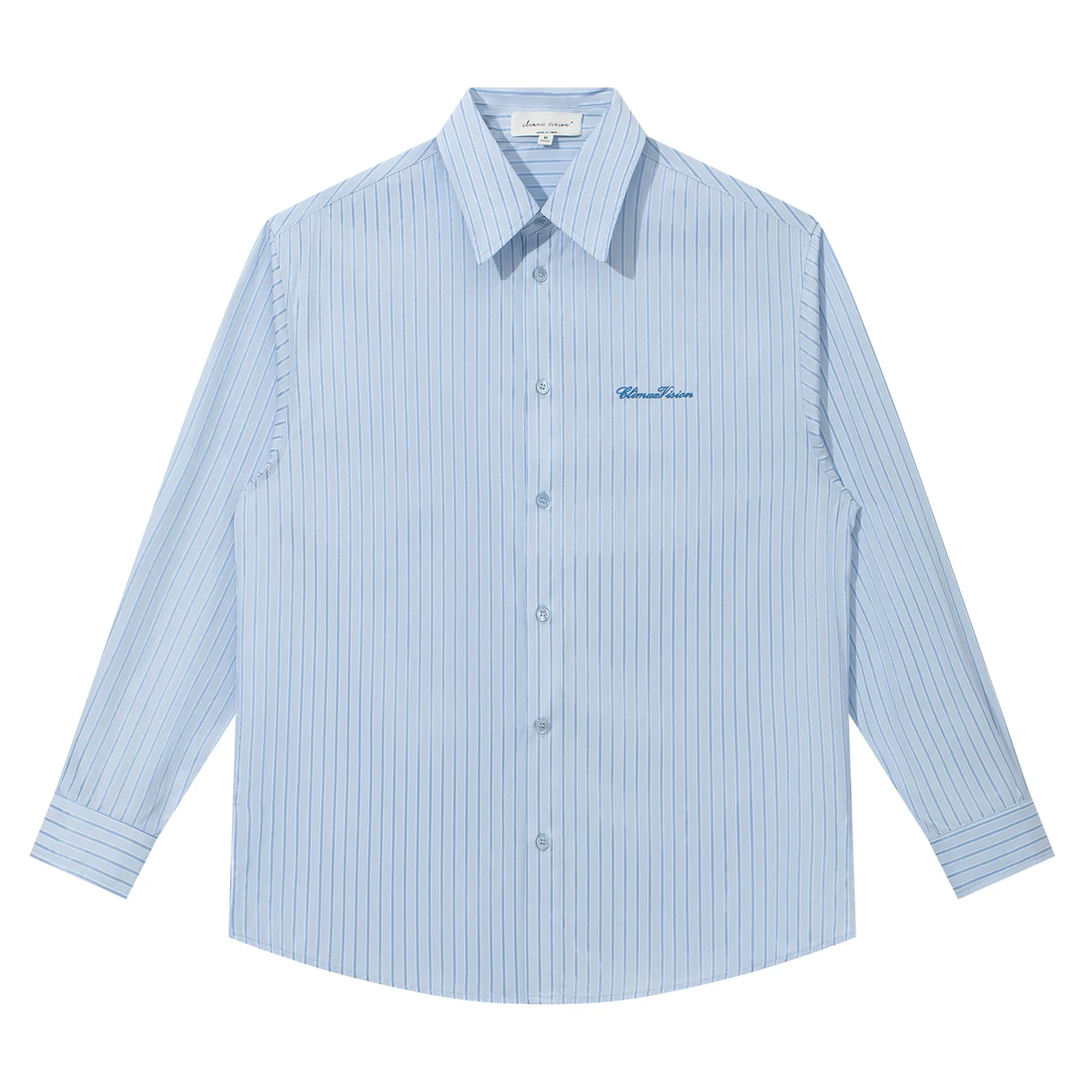 Детская рубашка с воротником в полоску CLIMAX VISION, Stripe Blue