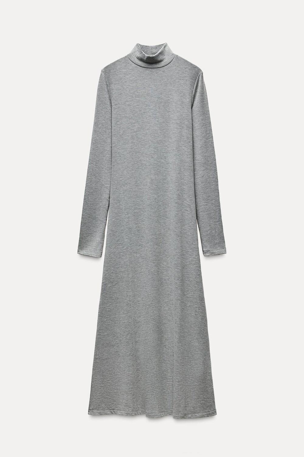 

Мягкое миди платье ZARA, серый мергель