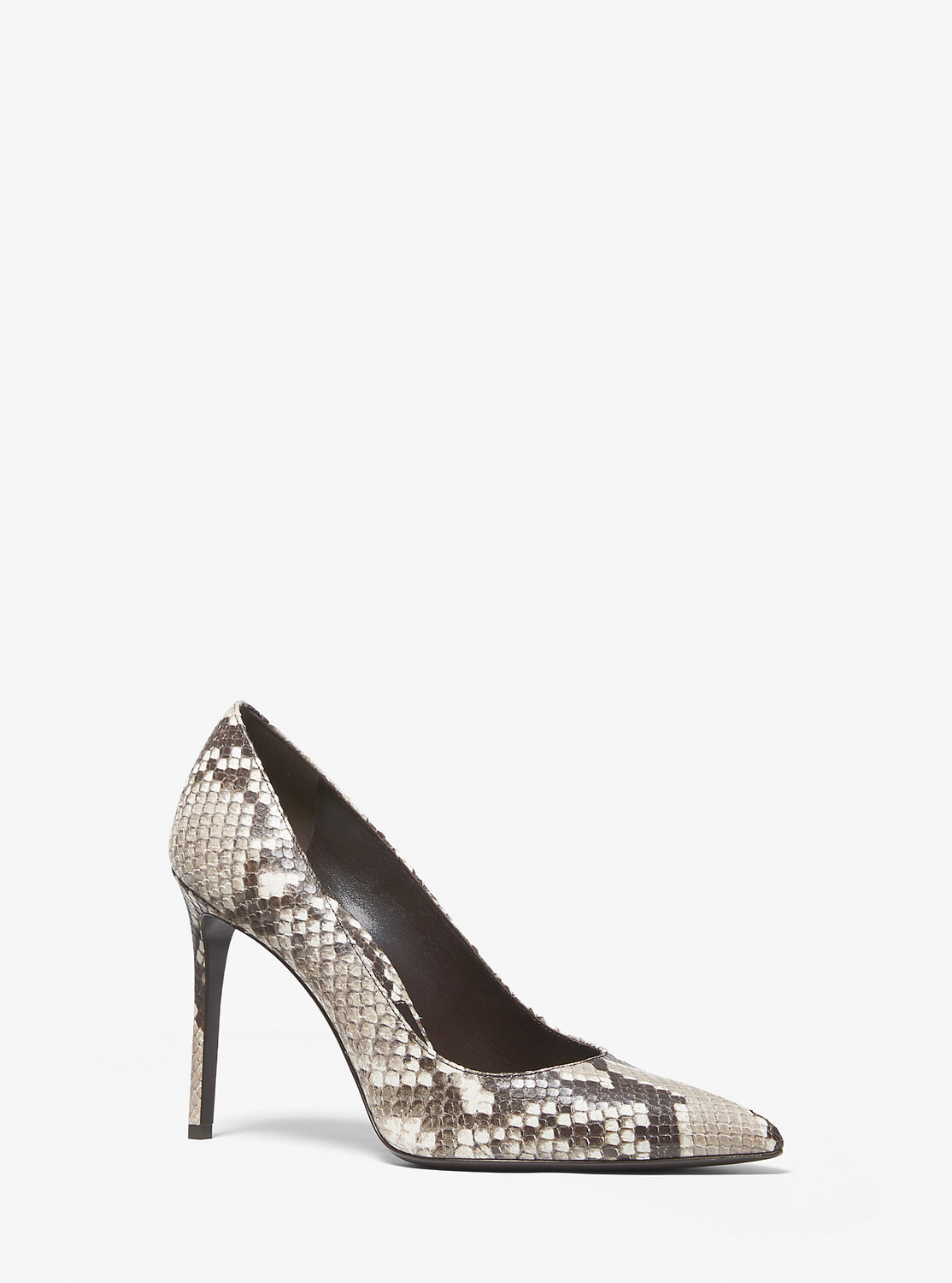 Кожаные туфли Gretel с тиснением Python Michael Kors