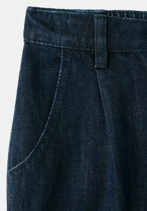 Детские расклешенные джинсы Mango Kids, Dark Blue — фото 3