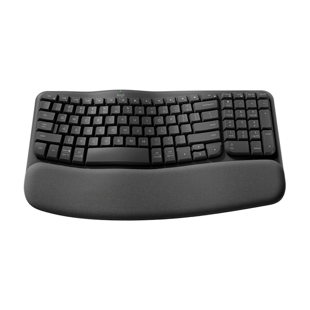 

Клавиатура беспроводная Logitech Wave Keys, английская раскладка, графитовый