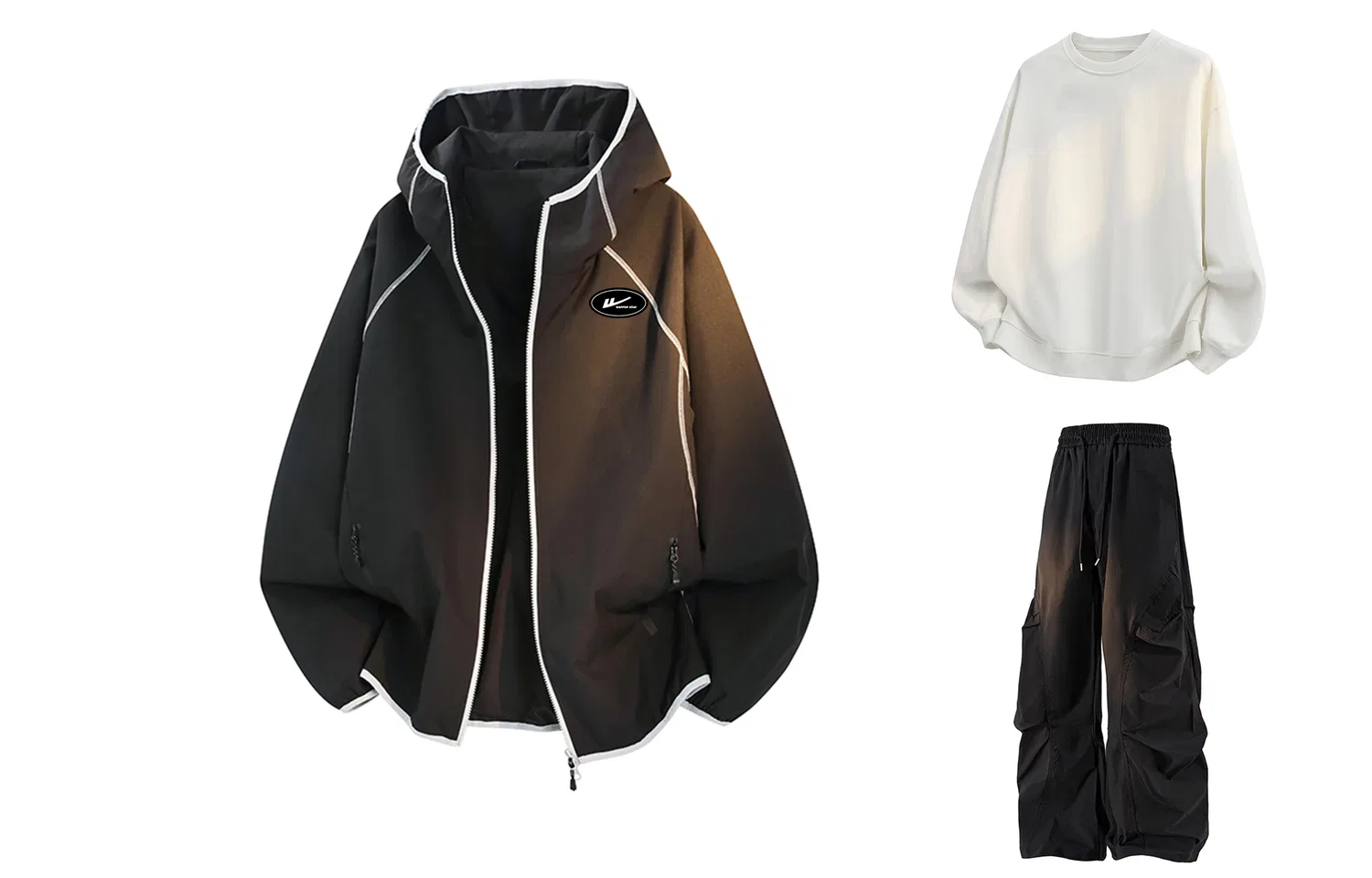 Детский комплект худи с брюками с принтом Sweatshirt Sets WARRIOR