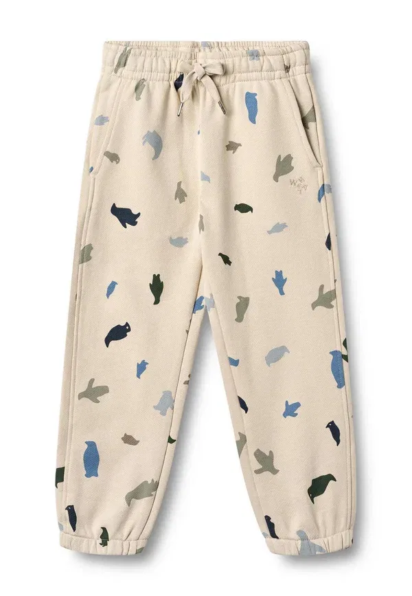 Брюки с принтом Cruz Wheat offwhite penguins, белый