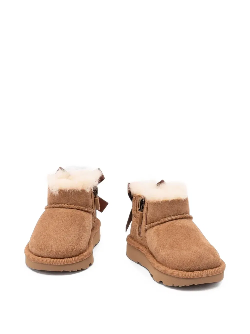 Ультра мини-ботинки Bailey Bow UGG Kids, коричневый — фото 2