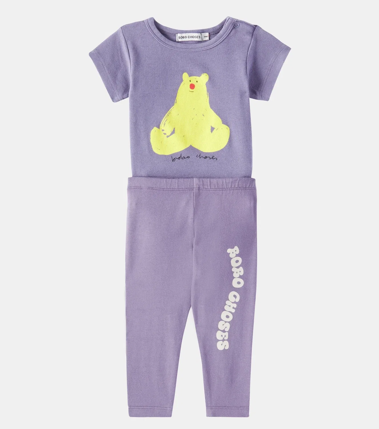 Комплект из боди и легинсов с принтом мишки Hug Me Bobo Choses, синий — фото 2