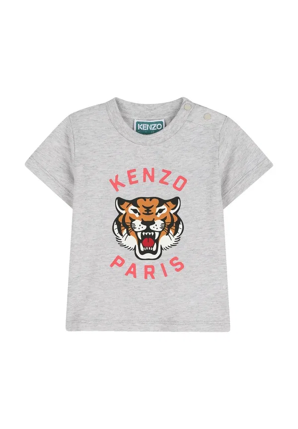 Комплект бермудских шорт - спортивные штаны Kenzo Kids, серый — фото 3