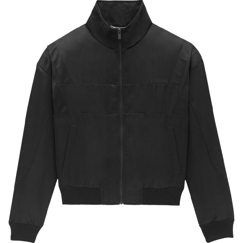 

Куртка Saint Laurent Teddy Satin, черный