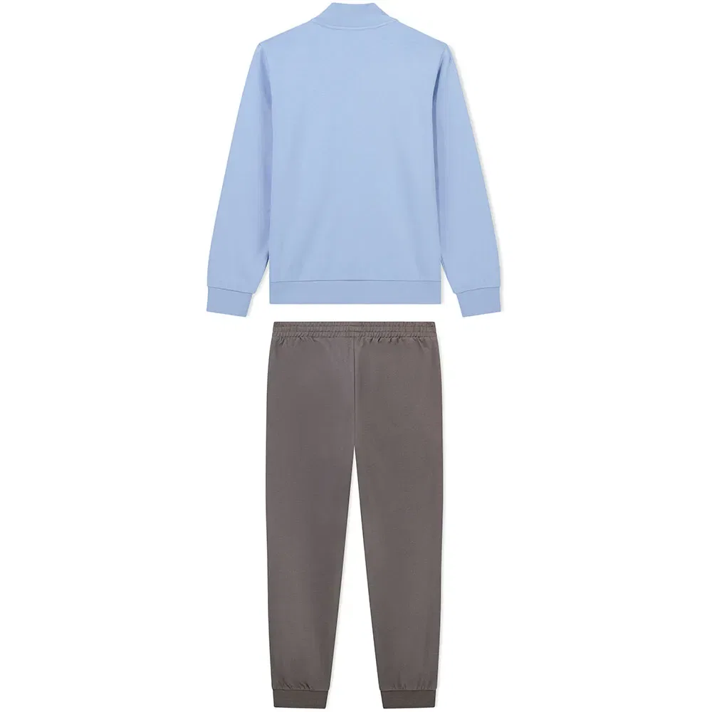 Детский спортивный костюм из хлопка EA7 EMPORIO ARMANI, Grey — фото 2