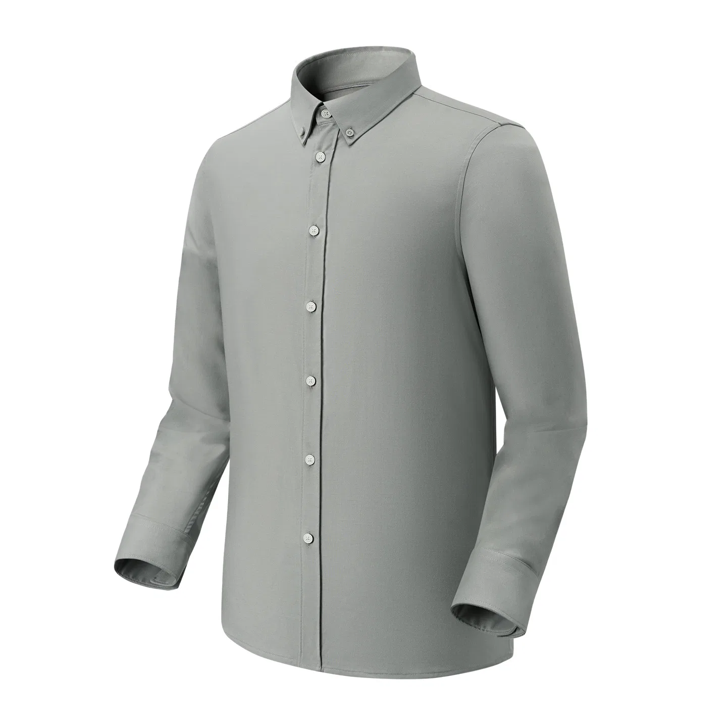 Детская рубашка с длинным рукавом Red Bean, G1 Solid Gray-Green