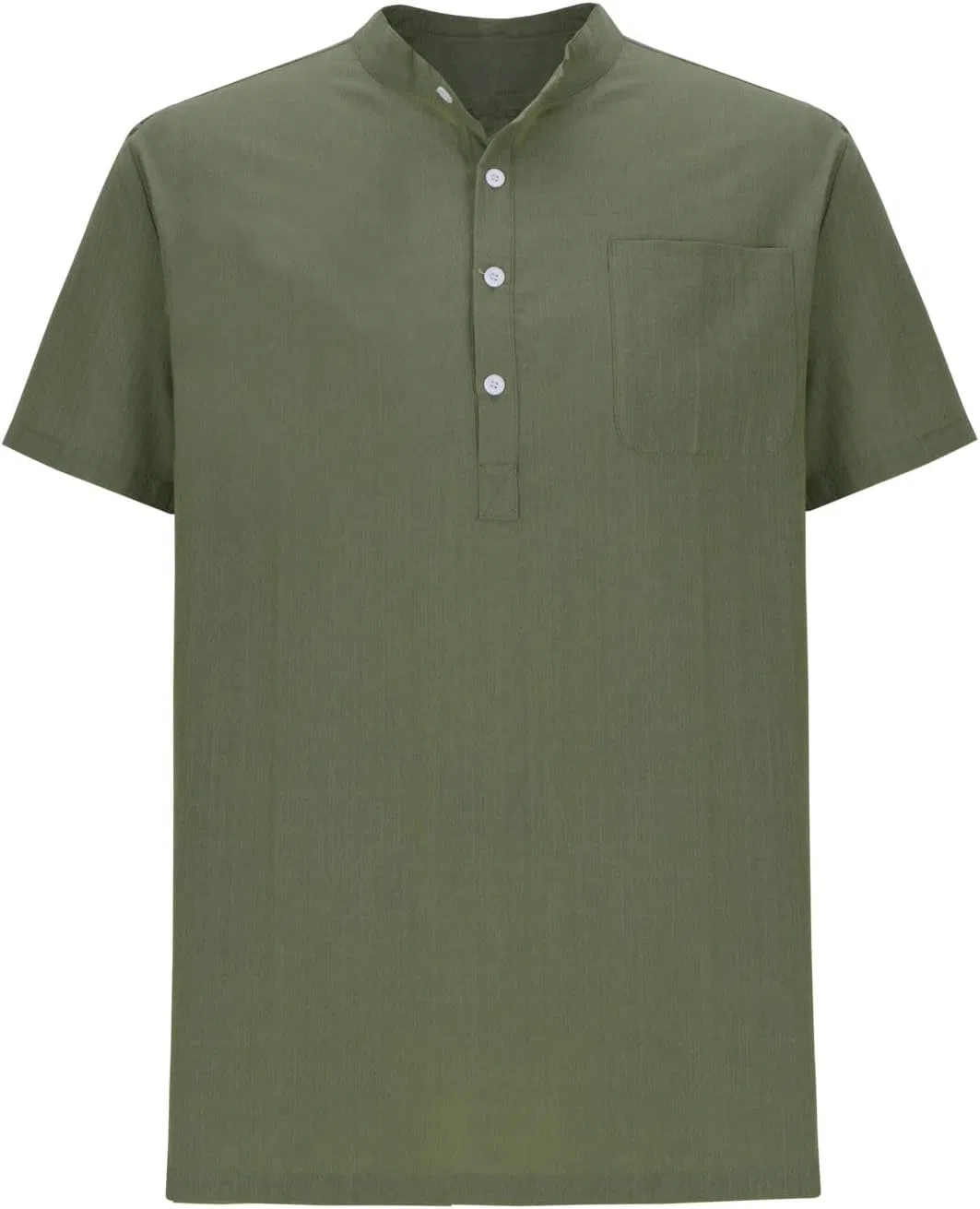 Мужская футболка с круглым вырезом Regular Fit, Army Green — фото 2