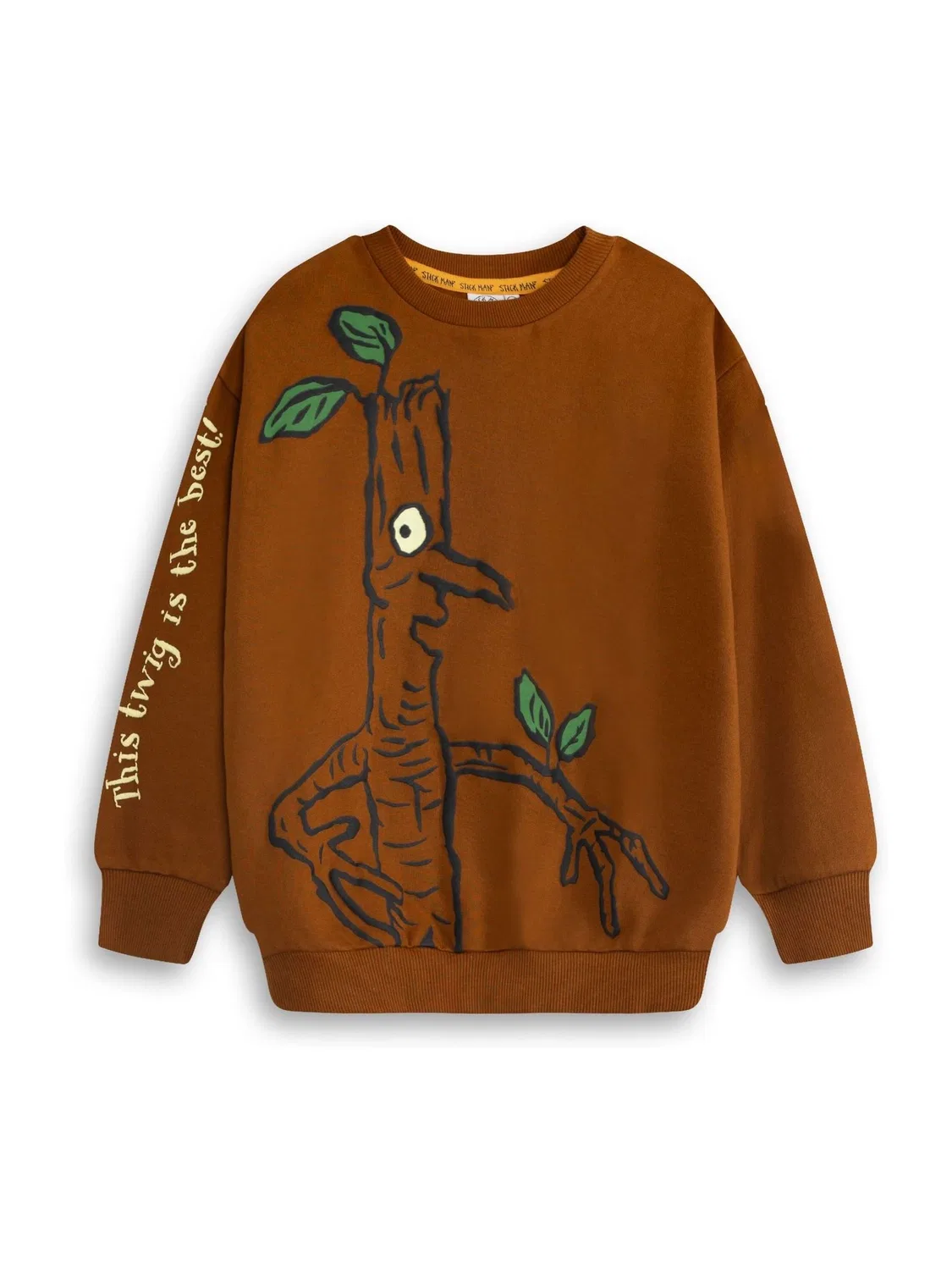 Свитшот с персонажем Stickman Vanilla Underground, коричневый