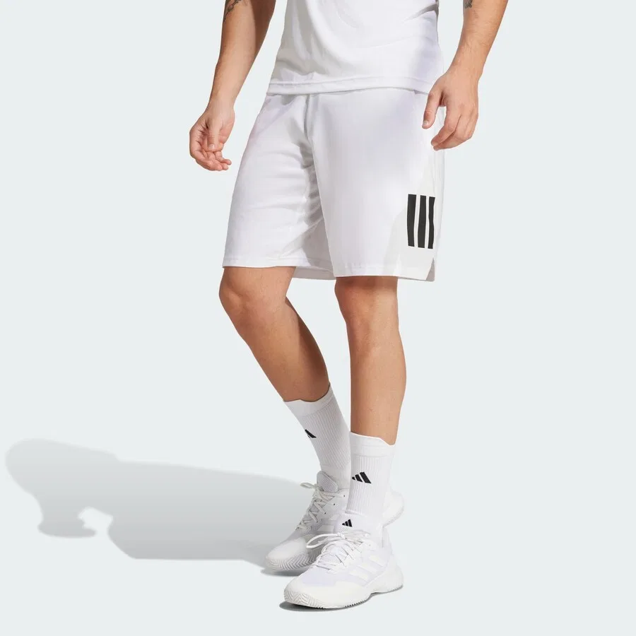 Спортивные шорты ADIDAS PERFORMANCE Regular Workout Pants 'Club' белого цвета — фото 3