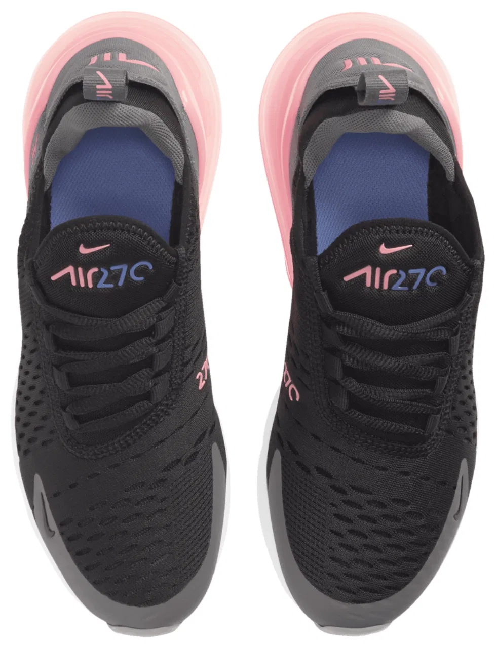 Кроссовки для мальчиков Air Max 270 Nike, цвет Black/Metallic Silver/Smoke Grey — фото 4