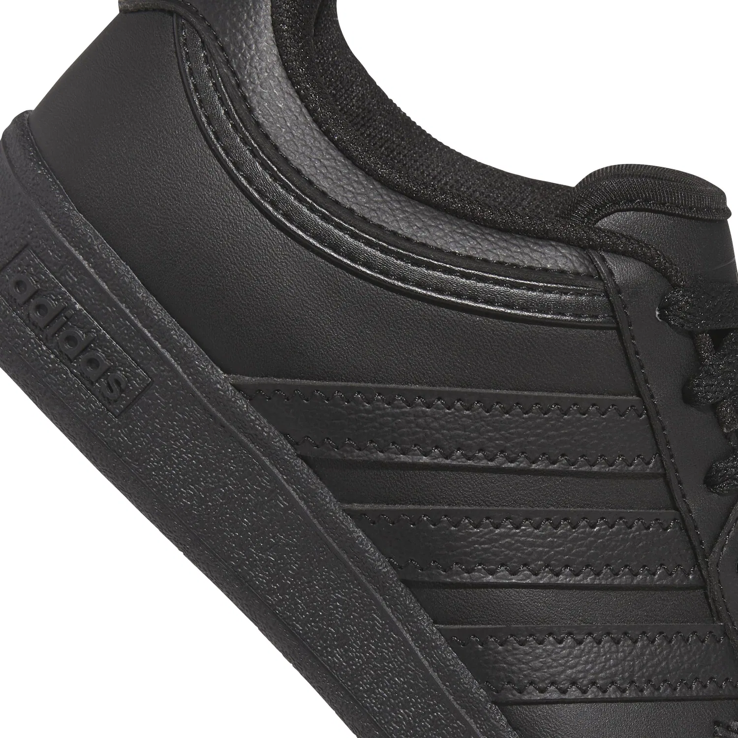 Детские кроссовки для мальчиков с принтом Hoops 4.0 Adidas, Core Black Core Black — фото 4