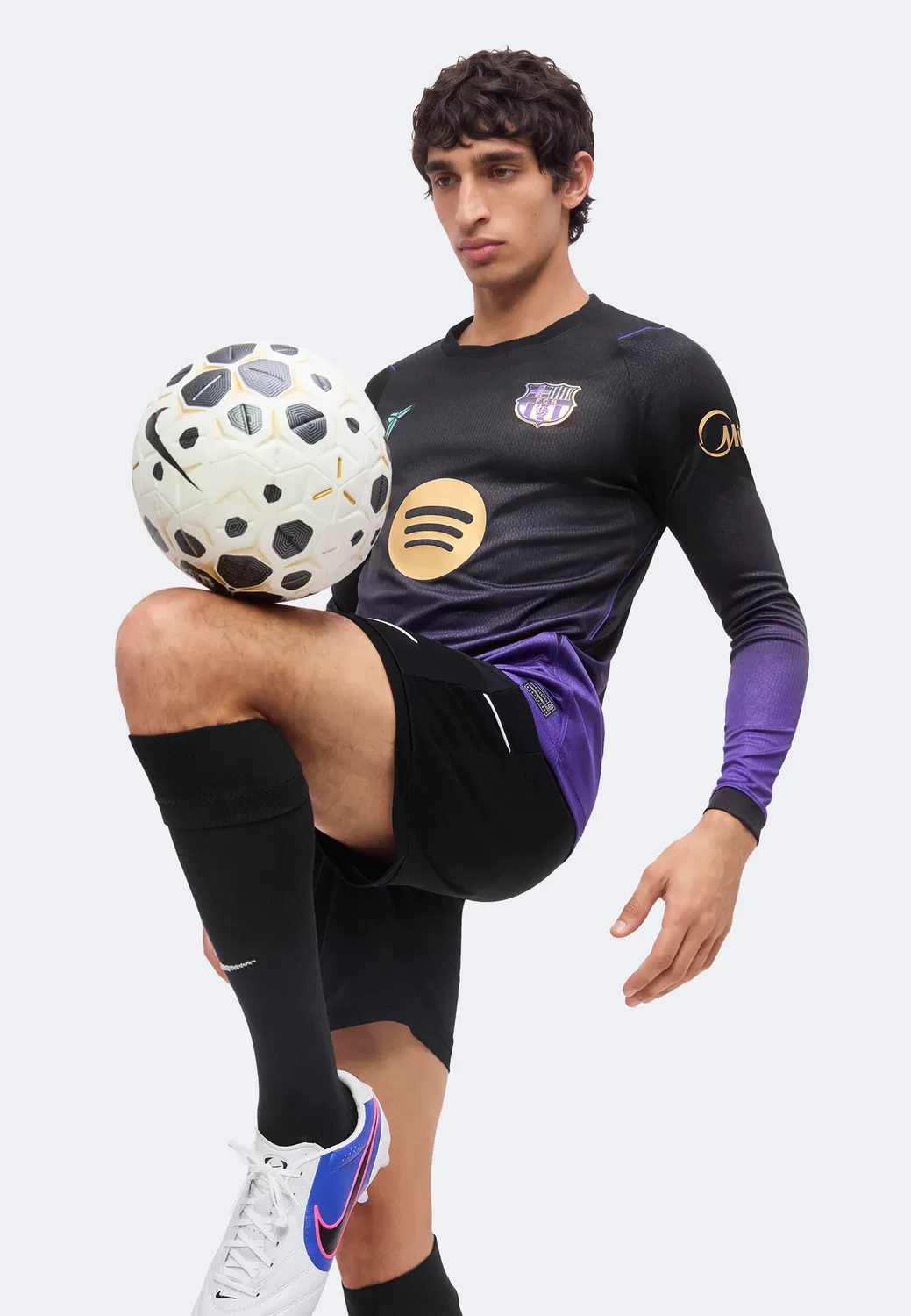 Фкб - клубная одежда Nike Performance, Field Purple/Black/Metallic Gold-Coloured — фото 4
