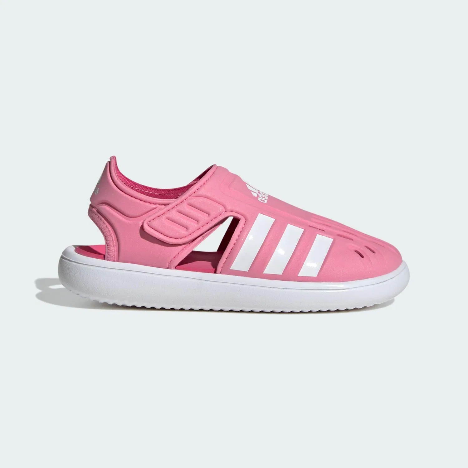 Детские сандалии Summer Closed Toe Water Adidas, Rosa Weiss Magentapink — фото 2
