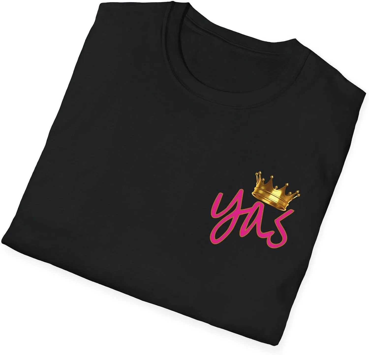 Футболка с принтом Yas Queen Gildan, Black — фото 4