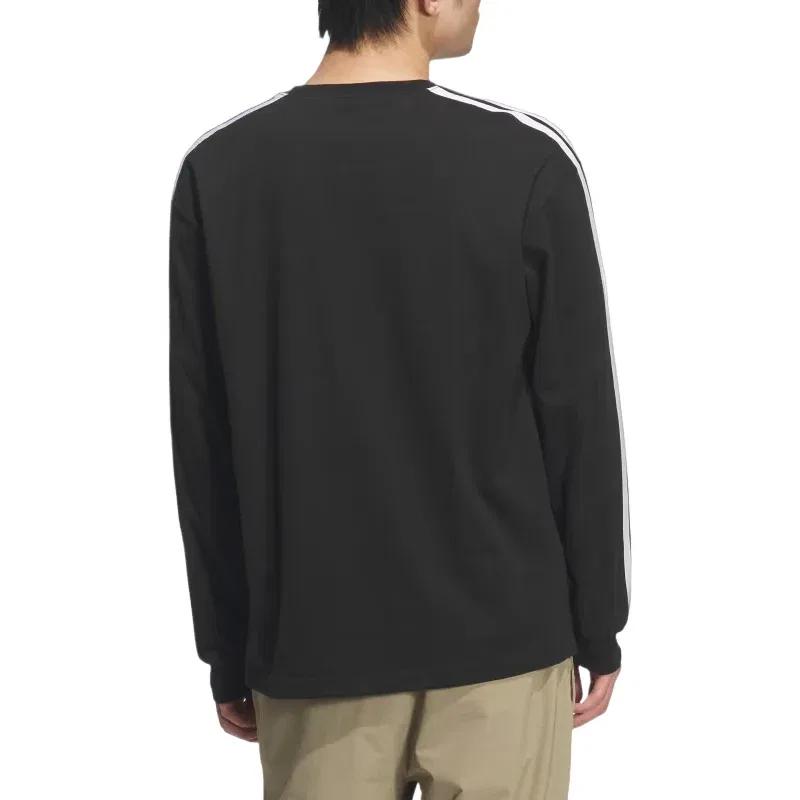 Мужская футболка Essential Floss T-Shirt Asia Sizing 'Black' adidas, черный — фото 4